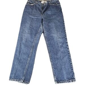 Jones Sport Jeans Womens 14‎ Blue Straight Leg 100% Cotton Medium Wash Denim